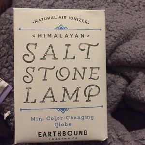 Himalayan stone salt lamp